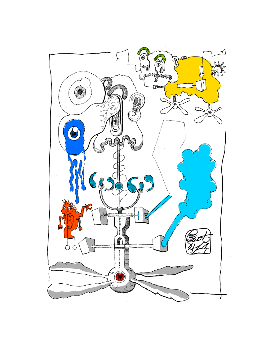 Crazy-Man-Machine-by-Bernat-Gusta-2014