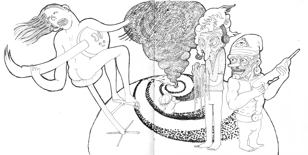 Sketch2 - Singing in the rain by Bernat Gustà