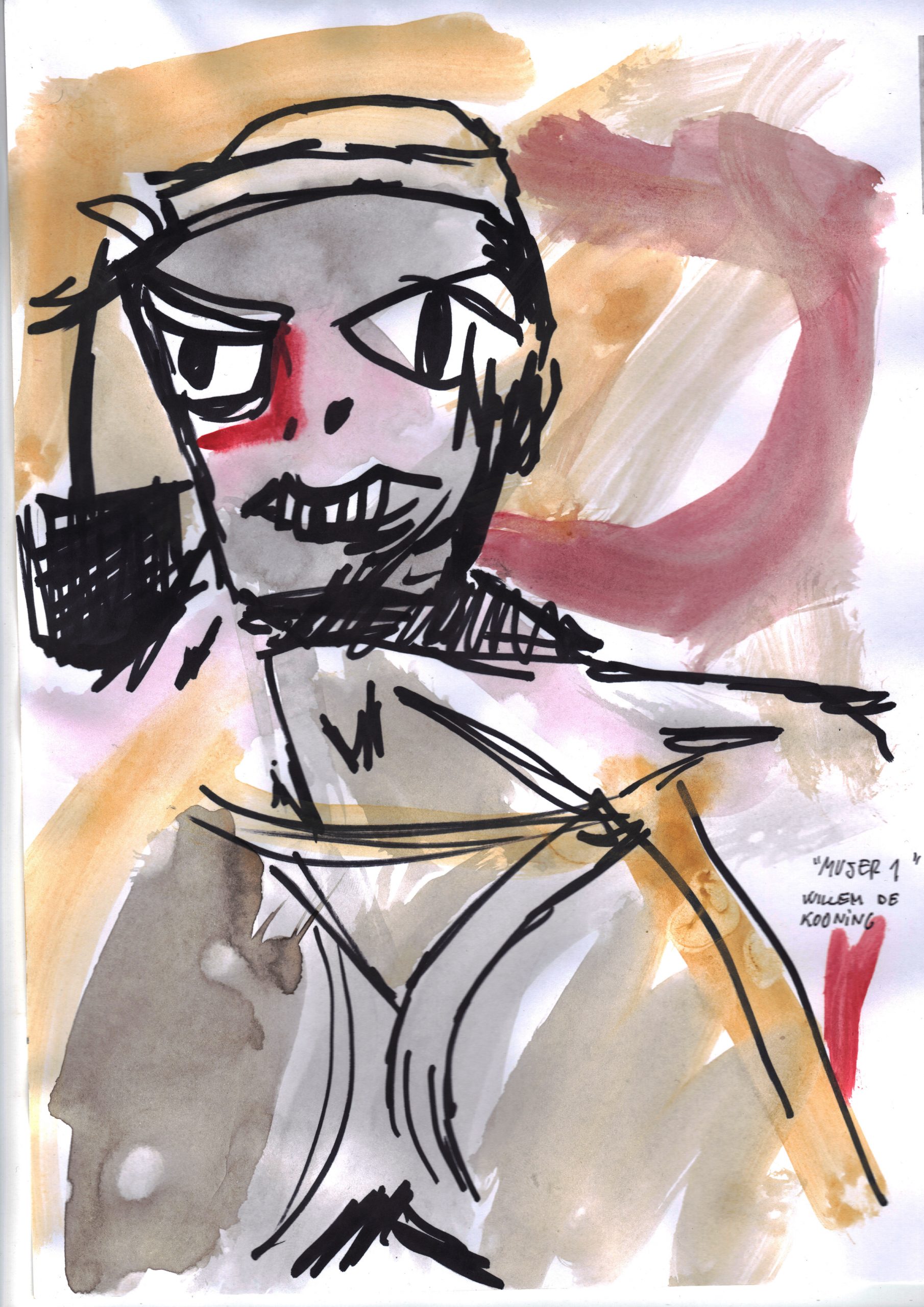 Sobre Kooning por Bernat Gustà